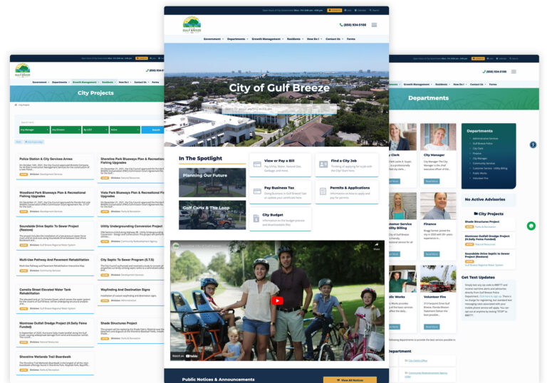cityofgulfbreeze website showcase 3 screen 768x538