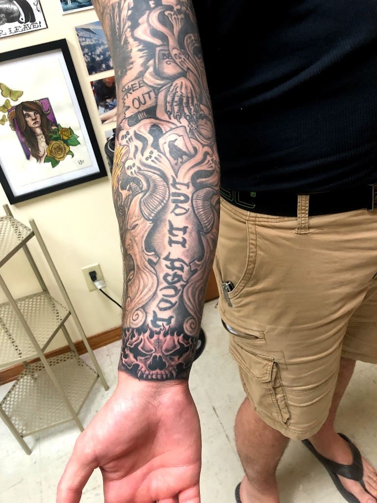 Alien Phone Tattoo Tattoo Shop in Fort Walton Beach Florida