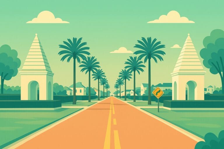 Alys Beach FL Entrance illustration HelloEmCo