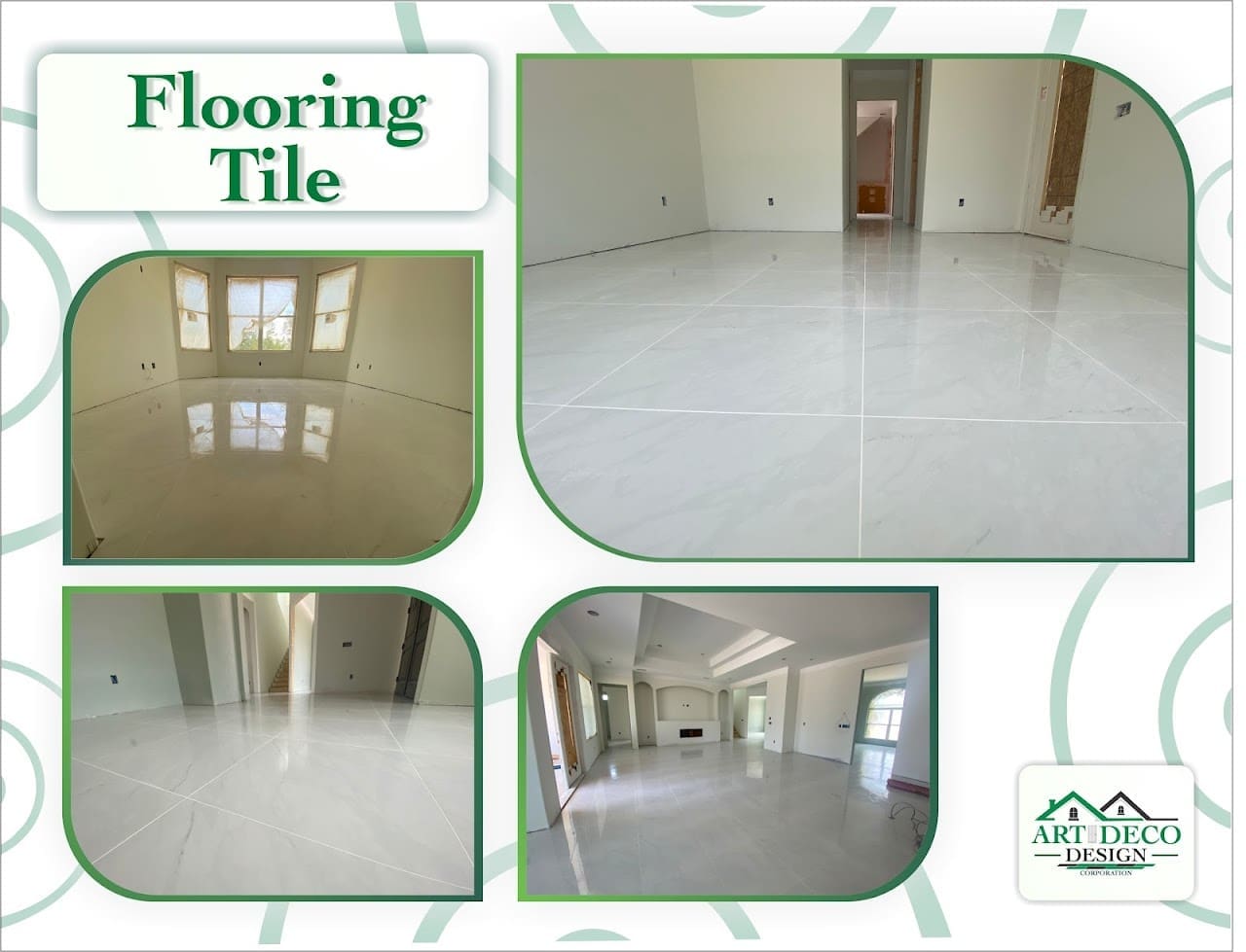 Art Deco Design Flooring Contractor in Panama City Beach Florida