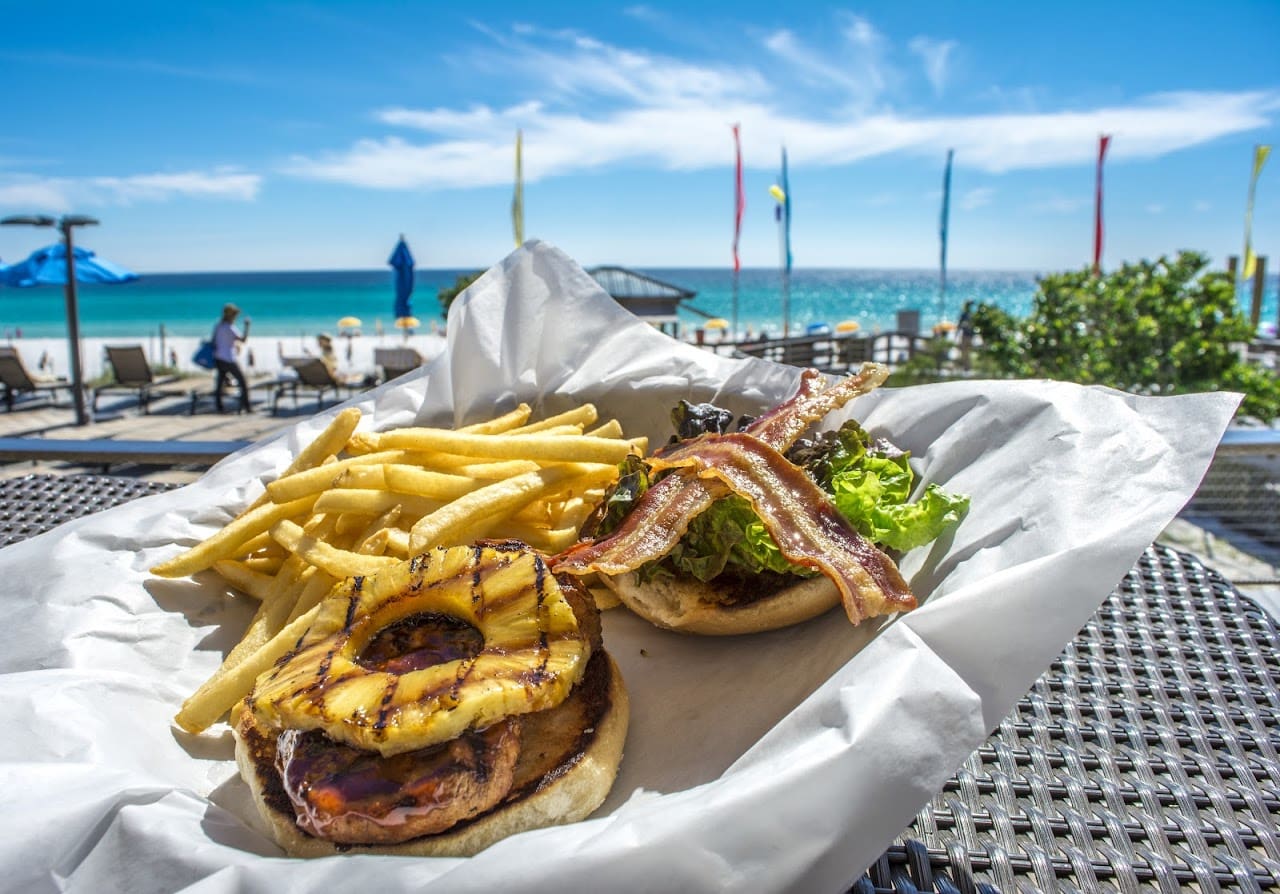 Barefoots Beachside Bar Grill Restaurant in Miramar Beach Florida