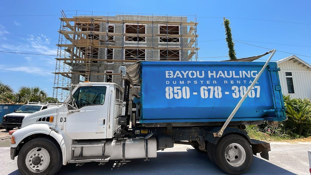 Bayou Hauling Dumpster Rental Service in Destin Florida