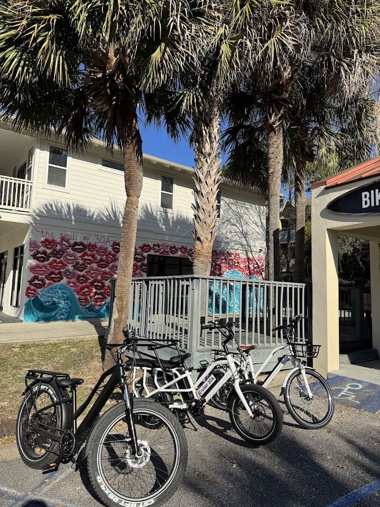 Cruiser 30A Electric Bike Beach Rentals Bicycle Rental Service in Santa Rosa Beach Florida