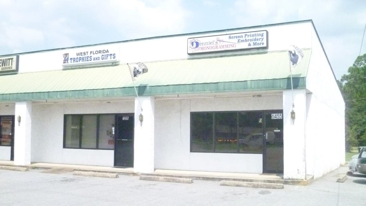 Denniels Monogramming Embroidery Shop in Milton Florida