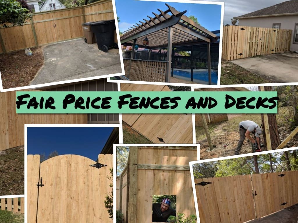Fair Price Construction LLC Fence Contractor in Pensacola Florida