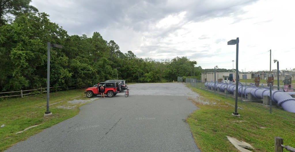 Gayles Trail parking Southeast Hiking Area in Panama City Beach Florida