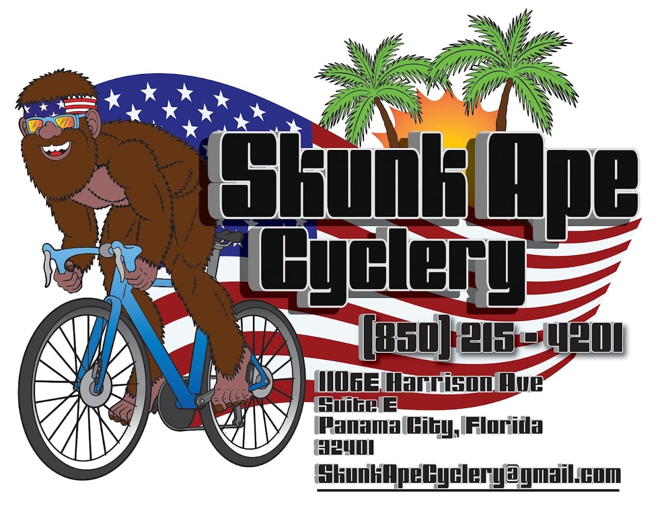 Skunk Ape Cyclery Bicycle Store in Panama City Florida