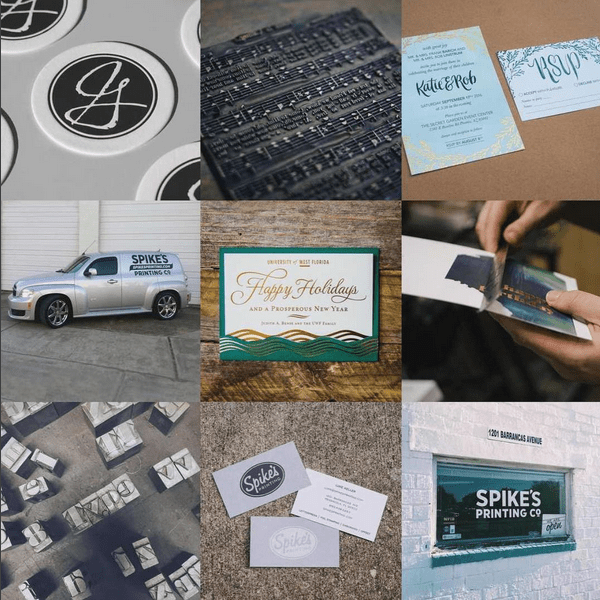 Spikes Printing Co Print Shop in Pensacola Florida