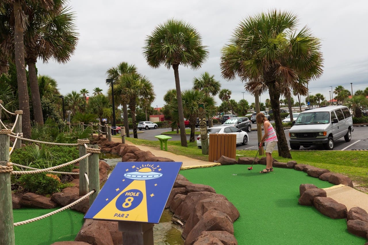 UFO Golf Attraction in Pensacola Beach Florida
