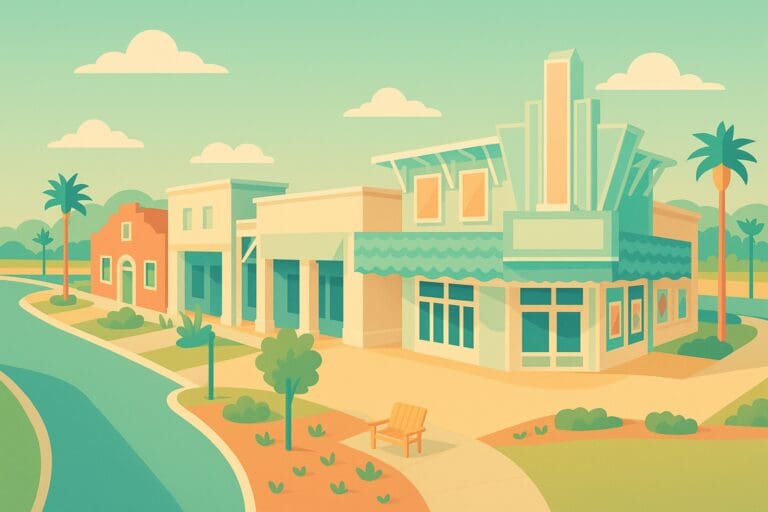 Watersound FL Theater illustration HelloEmCo