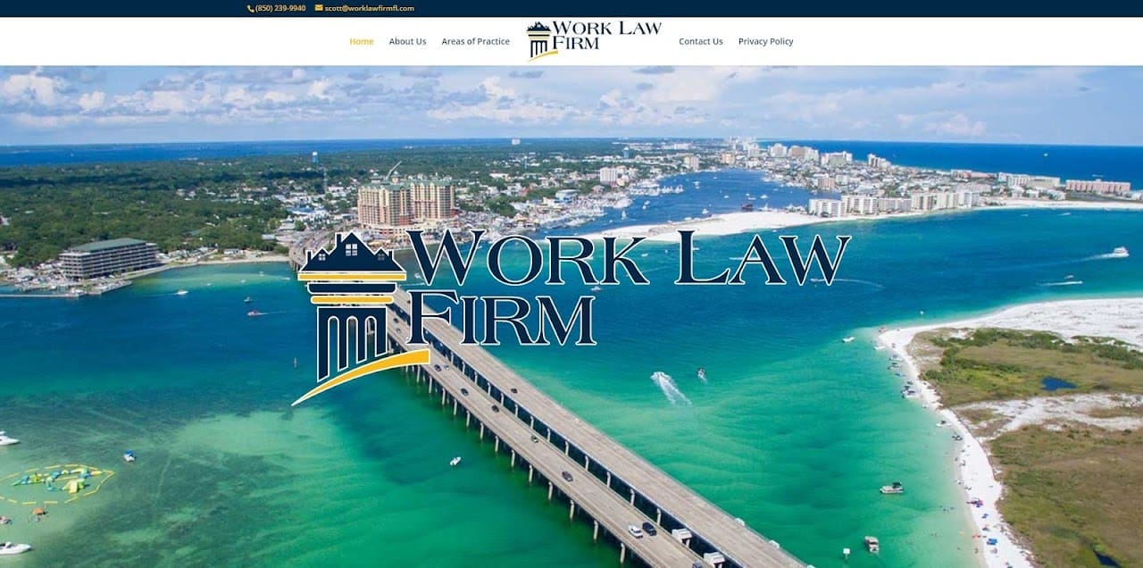 Work Law Firm Real Estate Attorney in Destin Florida