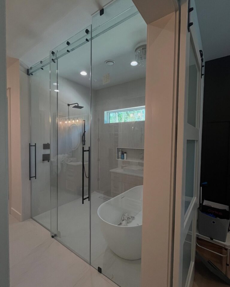 shower doors installed in navarre fl city glass company 768x960