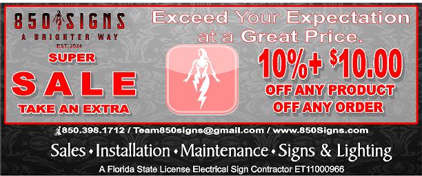 850 Signs Coupon 2025