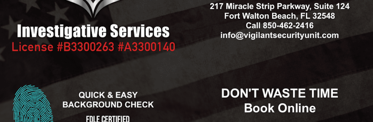 Vigilant Security Unit & Investigative Services - Fingerprinting Service in Fort Walton Beach