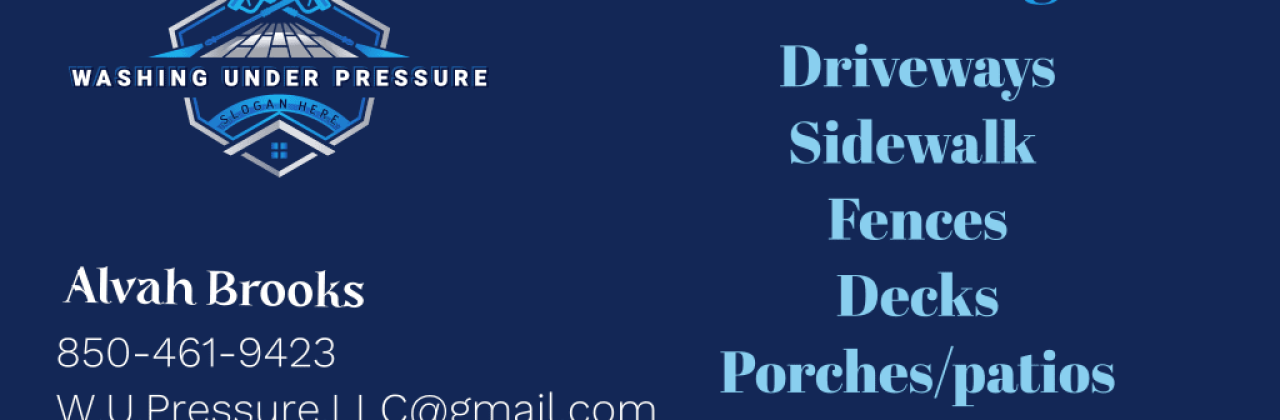 Washing Under Pressure LLC - Pressure Washing Service in Destin